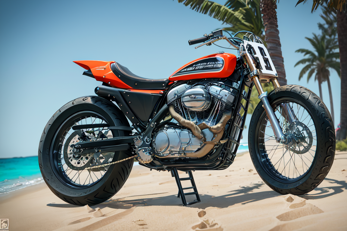 2497624-41937282-masterpiece, best quality, absurdres, XR750, no humans, vehicle focus, beach,.png